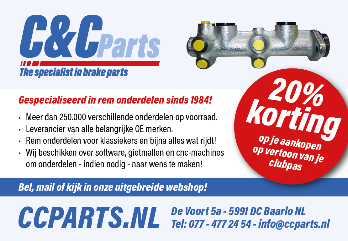 C&C Parts, nieuwe partner!